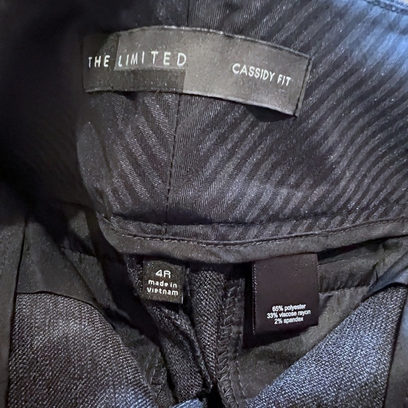 The Limited Cassidy fit bootcut mid rise dark blue trousers dress pants 4 - Picture 4 of 10